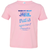 MeditateHealing.com | Bible Verse Toddler Jersey T-Shirt