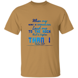 Bible Verse Men 5.3 oz. T-Shirt - "Psalm 61:2" Design 6 - Meditate Healing Christian Store