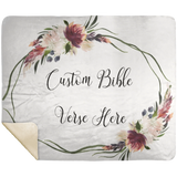 MeditateHealing.com | Bible Verses Premium Sherpa Mink Blanket