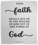 MeditateHealing.com | Bible Verses Premium Sherpa Mink Blanket