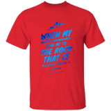 Bible Verse Men 5.3 oz. T-Shirt - "Psalm 61:2" Design 14 - Meditate Healing Christian Store