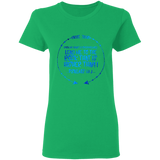 Bible Verses Ladies' 5.3 oz. T-Shirt - "Psalm 61:2" Design 8 - Meditate Healing Christian Store