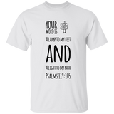 MeditateHealing.com | Bible Verse Men 5.3 oz. T-Shirt