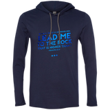 Bible Verse Men Long Sleeve T-Shirt Hoodie - "Psalm 61:2" Design 12 - Meditate Healing Christian Store