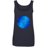 Bible Verses Ladies' 100% Ringspun Cotton Tank Top - "Psalm 61:2" Design 16 - Meditate Healing Christian Store