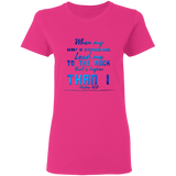 Bible Verses Ladies' 5.3 oz. T-Shirt - "Psalm 61:2" Design 6 - Meditate Healing Christian Store