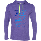 Bible Verse Men Long Sleeve T-Shirt Hoodie - "Psalm 61:2" Design 18 - Meditate Healing Christian Store