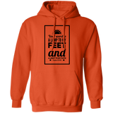 Bible Verse Men G185 Pullover Hoodie 8 oz. - Your Word Is Light To My Path ~Psalm 119:105~ Design 2