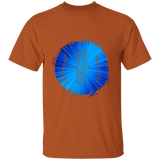 Bible Verse Men 5.3 oz. T-Shirt - "Psalm 61:2" Design 16 - Meditate Healing Christian Store