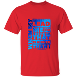 Bible Verse Men 5.3 oz. T-Shirt - "Psalm 61:2" Design 20 - Meditate Healing Christian Store