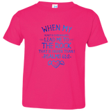 Bible Verse Toddler Jersey T-Shirt - "Psalms 61:2" Design 17 - Meditate Healing Christian Store