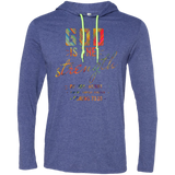 Bible Verse Men Long Sleeve T-Shirt Hoodie - "Psalm 73:26" Design 6 - Meditate Healing Christian Store