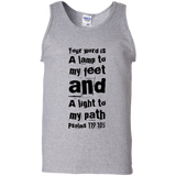 MeditateHealing.com | Bible Verse Men 100% Cotton Tank Top