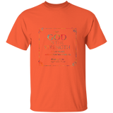 Bible Verse Men 5.3 oz. T-Shirt - "Psalm 73:26" Design 10 - Meditate Healing Christian Store