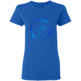 Bible Verses Ladies' 5.3 oz. T-Shirt - "Psalm 61:2" Design 19 - Meditate Healing Christian Store