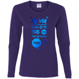 Bible Verse Ladies' Cotton Long Sleeve T-Shirt - "Psalm 61-2" Design 9 - Meditate Healing Christian Store