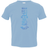 MeditateHealing.com | Bible Verse Toddler Jersey T-Shirt