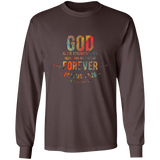 Bible Verse Long Sleeve Ultra Cotton T-Shirt - "Psalm 73:26" Design 1 - Meditate Healing Christian Store