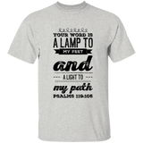 MeditateHealing.com | Bible Verse Men 5.3 oz. T-Shirt