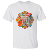 Bible Verse Men 5.3 oz. T-Shirt - "Psalm 73:26" Design 4 - Meditate Healing Christian Store