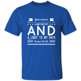 MeditateHealing.com | Bible Verse Men 5.3 oz. T-Shirt