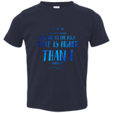Bible Verse Toddler Jersey T-Shirt - "Psalms 61:2" Design 11 - Meditate Healing Christian Store