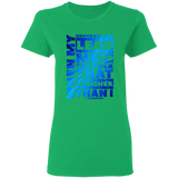 Bible Verses Ladies' 5.3 oz. T-Shirt - "Psalm 61:2" Design 20 - Meditate Healing Christian Store