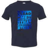 Bible Verse Toddler Jersey T-Shirt - "Psalms 61:2" Design 20 - Meditate Healing Christian Store