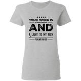 MeditateHealing.com | Bible Verse Ladies' T-Shirt