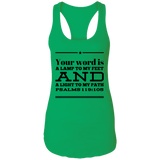 MeditateHealing.com | Bible Verses Ladies Ideal Racerback Tank