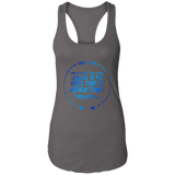 Bible Verses Ladies Ideal Racerback Tank - "Psalm 61:2" Design 8 - Meditate Healing Christian Store