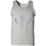 Bible Verse Men 100% Cotton Tank Top - "Psalm 61:2" Design 10 - Meditate Healing Christian Store