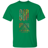 Bible Verse Men 5.3 oz. T-Shirt - "Psalm 73:26" Design 19 - Meditate Healing Christian Store
