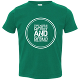 Bible Verse Toddler Jersey T-Shirt - "Psalm 119:105" Design 8 (White Font) - Meditate Healing Christian Store