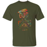 Bible Verse Men 5.3 oz. T-Shirt - "Psalm 73:26" Design 13 - Meditate Healing Christian Store
