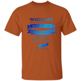Bible Verse Men 5.3 oz. T-Shirt - "Psalm 61:2" Design 13 - Meditate Healing Christian Store