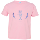 Bible Verse Toddler Jersey T-Shirt - "Psalms 61:2" Design 10 - Meditate Healing Christian Store