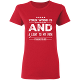 MeditateHealing.com | Bible Verse Ladies' T-Shirt