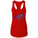 Bible Verses Ladies Ideal Racerback Tank - "Psalm 61:2" Design 12 - Meditate Healing Christian Store