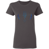 Bible Verses Ladies' 5.3 oz. T-Shirt - "Psalms 61:2" Design 10 - Meditate Healing Christian Store