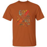 Bible Verse Men 5.3 oz. T-Shirt - "Psalm 73:26" Design 1 - Meditate Healing Christian Store