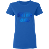 Bible Verses Ladies' 5.3 oz. T-Shirt - "Psalm 61:2" Design 4 - Meditate Healing Christian Store