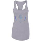 Bible Verses Ladies Ideal Racerback Tank - "Psalm 61:2" Design 10 - Meditate Healing Christian Store