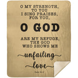 MeditateHealing.com | Bible Verses Premium Sherpa Mink Blanket