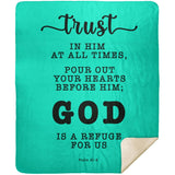 MeditateHealing.com | Bible Verses Premium Sherpa Mink Blanket