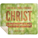 MeditateHealing.com | Bible Verses Premium Sherpa Mink Blanket