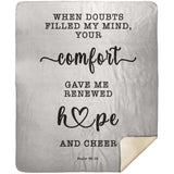 MeditateHealing.com | Bible Verses Premium Sherpa Mink Blanket