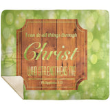 MeditateHealing.com | Bible Verses Premium Sherpa Mink Blanket