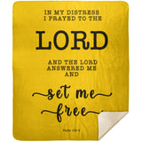 MeditateHealing.com | Bible Verses Premium Sherpa Mink Blanket