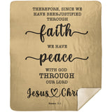 MeditateHealing.com | Bible Verses Premium Sherpa Mink Blanket